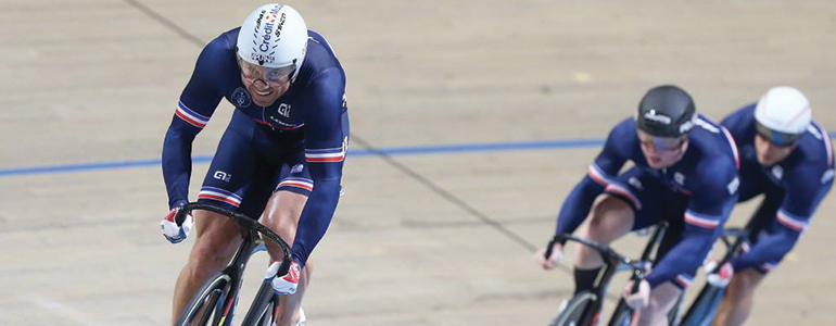 Mondiaux : une première médaille de bronze pour l’équipe de France de vitesse masculine !