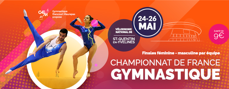 Les championnats de France de gymnastique artistique