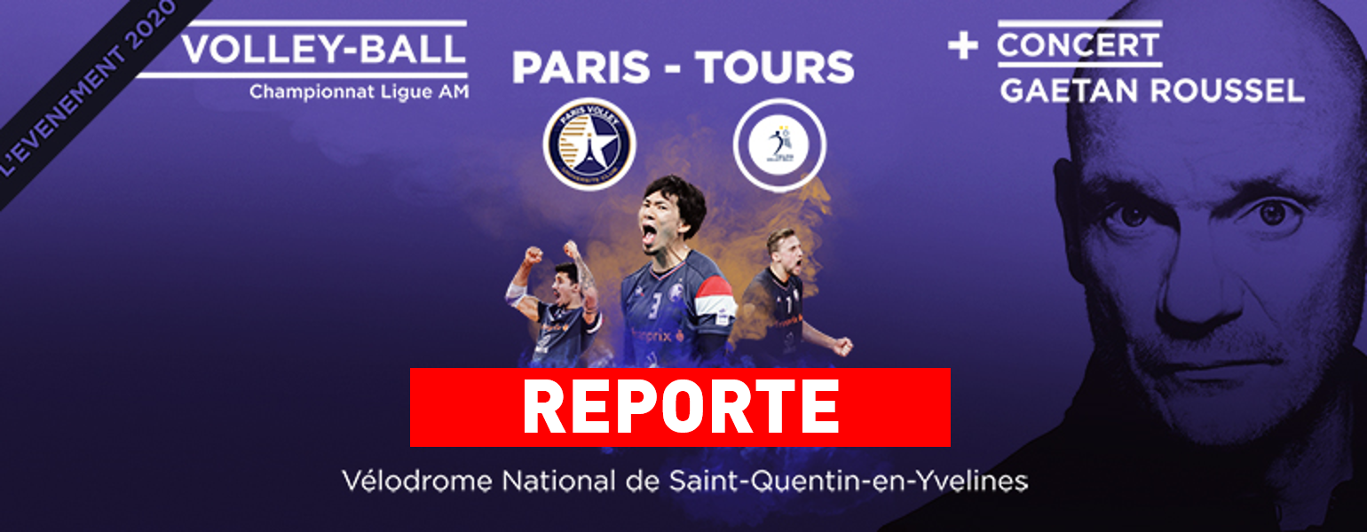 Volley-Ball - Ligue AM : PARIS - TOURS